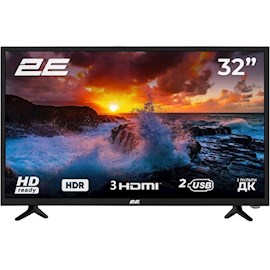 ტელევიზორი 2E 2E-32D3, 32", HD, USB, HDMI, Black